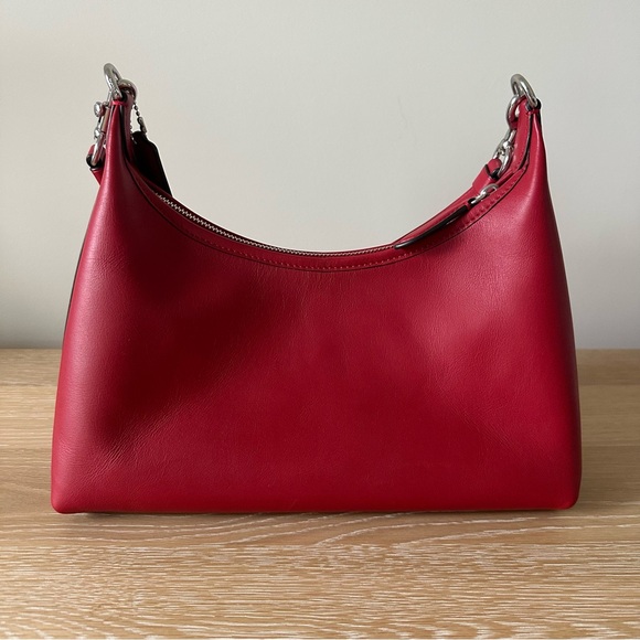 EUC Coach Juliet Shoulder Bag in Ruby and Silver - Picture 12 of 15